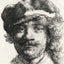 Self-Portrait Wearing a Soft Cap Full Face, Head 1634 Rembrandt Print (6 Sizes)