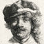 Self-Portrait Wearing a Soft Cap Full Face, Head 1634 Rembrandt Print (6 Sizes)