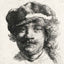 Self-Portrait Wearing a Soft Cap Full Face