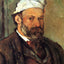 Self-Portrait with White Turbaned 1882 by Paul Cezanne Fine Art Print (6 Sizes)