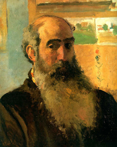 Self Portrait (1873) art print by Camille Pissarro (1873)