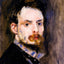 Self-Portrait Art Print 1875 Painting by Pierre-Auguste Renoir (6 Sizes)