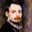 Self-Portrait fine art print by Pierre-Auguste Renoir (1875)