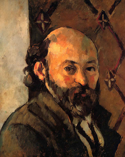 Self-Portrait (1880) fine art print by Paul Cezanne (1880)