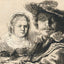 Self-Portrait with Saskia Art Print 1636 Painting by Rembrandt (6 Sizes)