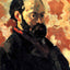 Self-Portrait in Front of Pink Background Art Print 1875 by Cezanne (6 Sizes)