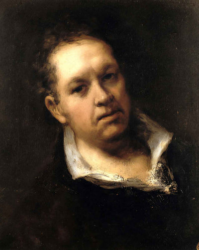Self Portrait painting print by Francisco Goya (1815)