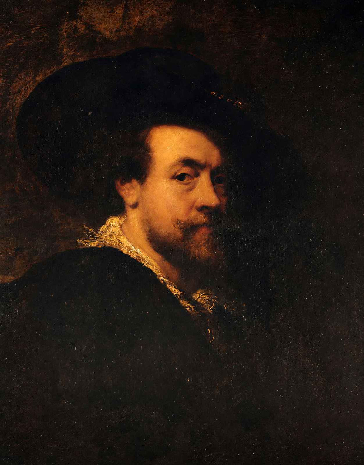 Self-Portrait 1625 Painting by Peter Paul Rubens Art Print (6 Sizes)