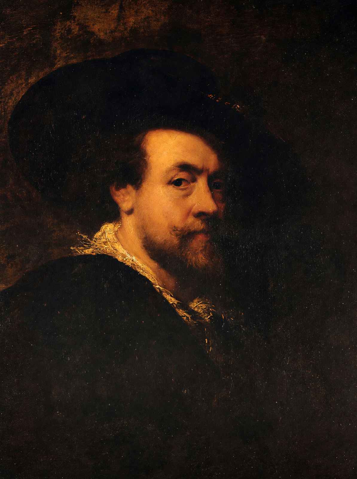 Self-Portrait 1625 Painting by Peter Paul Rubens Art Print (6 Sizes)