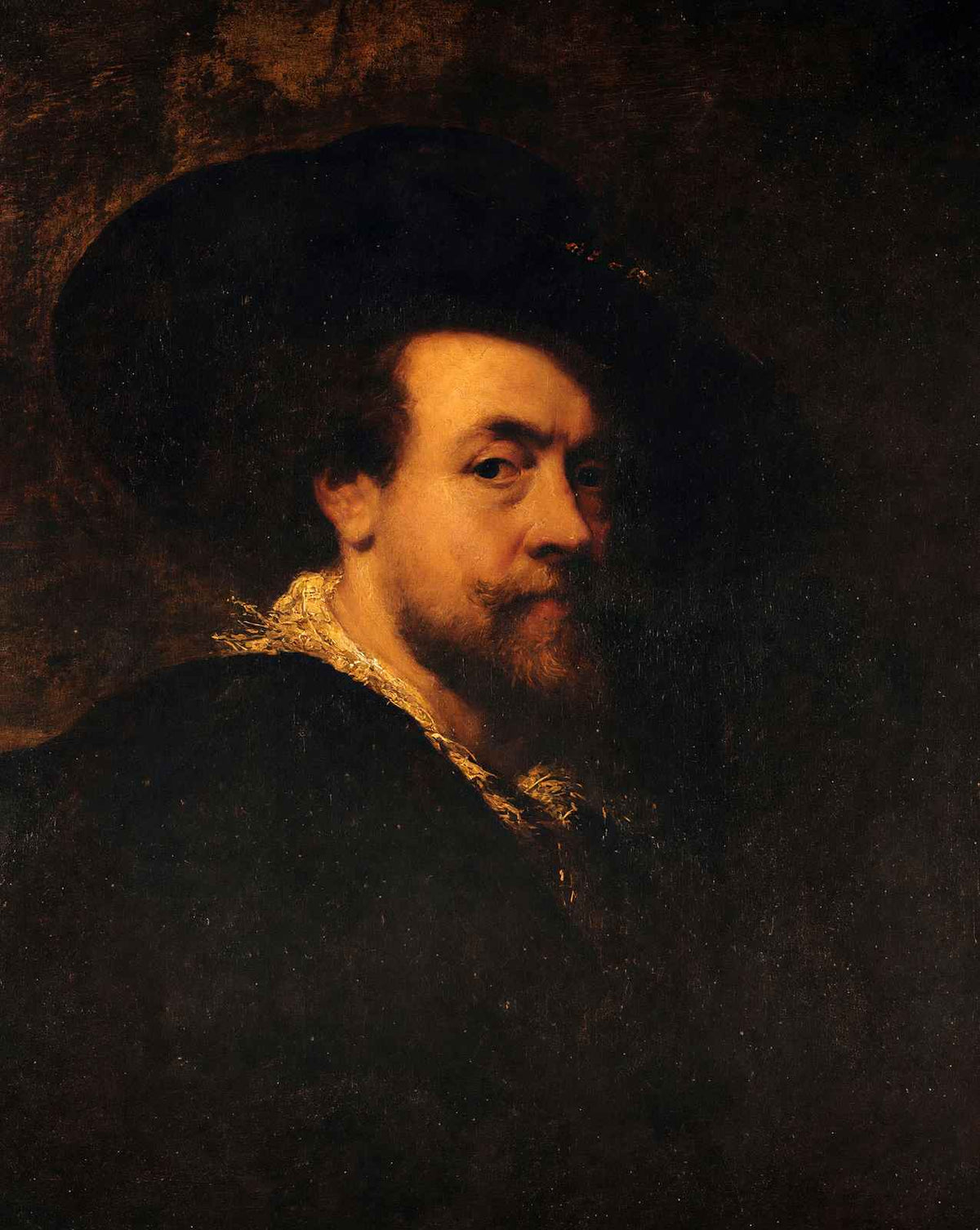 Self-Portrait art print by Peter Paul Rubens (1625)