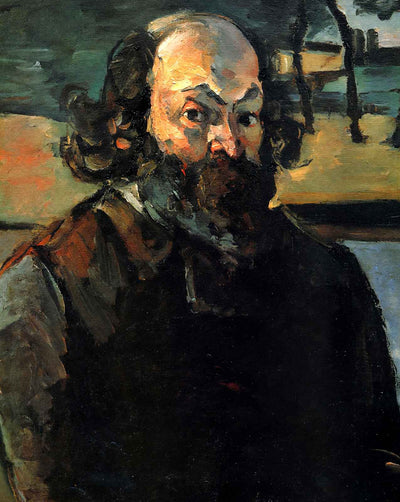 Self-Portrait (1875) fine art print by Paul Cezanne (1875)