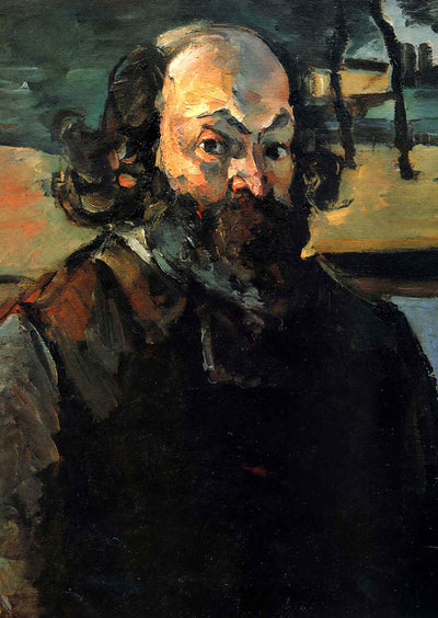 Self-Portrait Fine Art Print 1875 Painting by Paul Cezanne (6 Sizes)