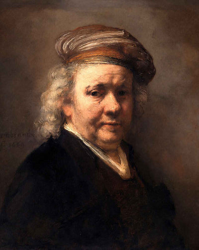 Self-Portrait painting by Rembrandt (1669)