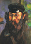 Self-Portrait in a Casquette Art Print 1872 Painting by Paul Cezanne (6 Sizes)