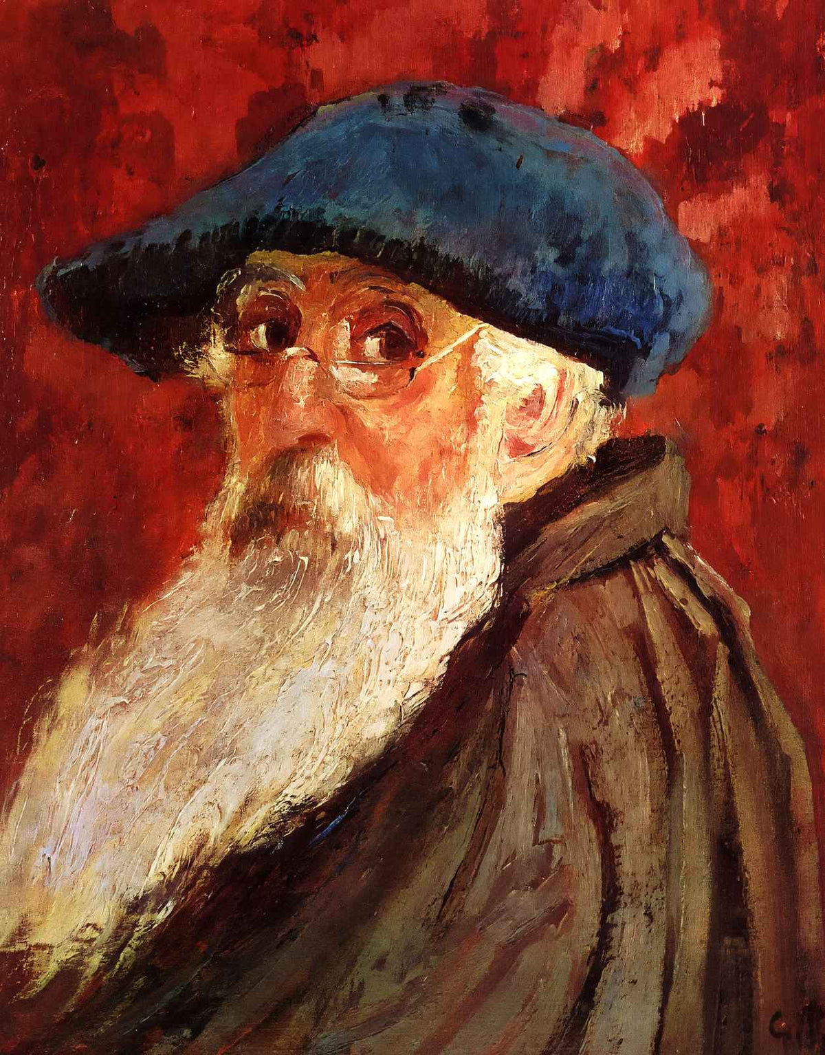 Self Portrait 1900 Painting by Camille Pissarro Fine Art Print (6 Sizes)
