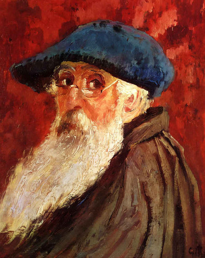Self Portrait painting print by Camille Pissarro (1900)