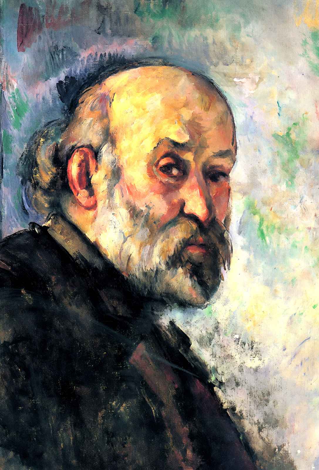 Self-Portrait 1895 Painting by Paul Cezanne Art Print (6 Sizes) - Premium Print
