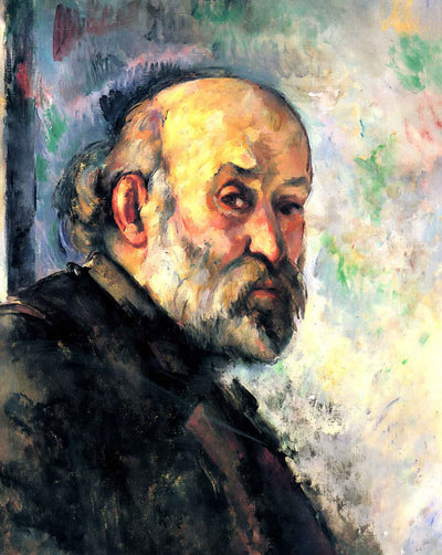 Self-Portrait (1895) fine art print by Paul Cezanne (1895)