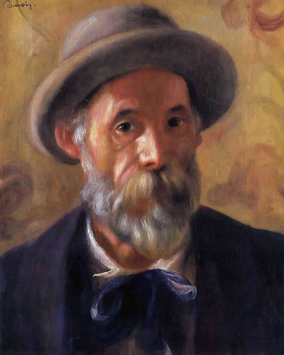 Self-Portrait () Painting by Pierre-Auguste Renoir 8x10" Art Print - Acid Free