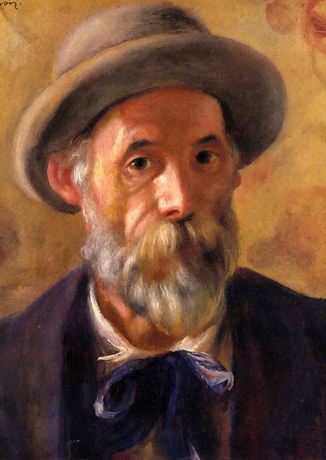 Self-Portrait 1899 Painting by Pierre-Auguste Renoir Art Print (6 Sizes)