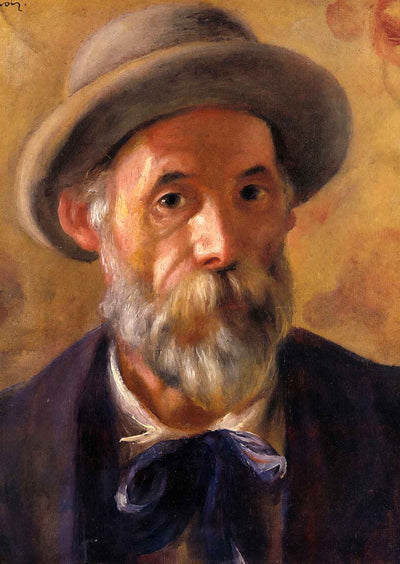 Self-Portrait 1899 Painting by Pierre-Auguste Renoir Art Print (6 Sizes)