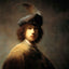 Self-Portrait in a Plumed Hat 1629 Painting by Rembrandt Art Print (6 Sizes)