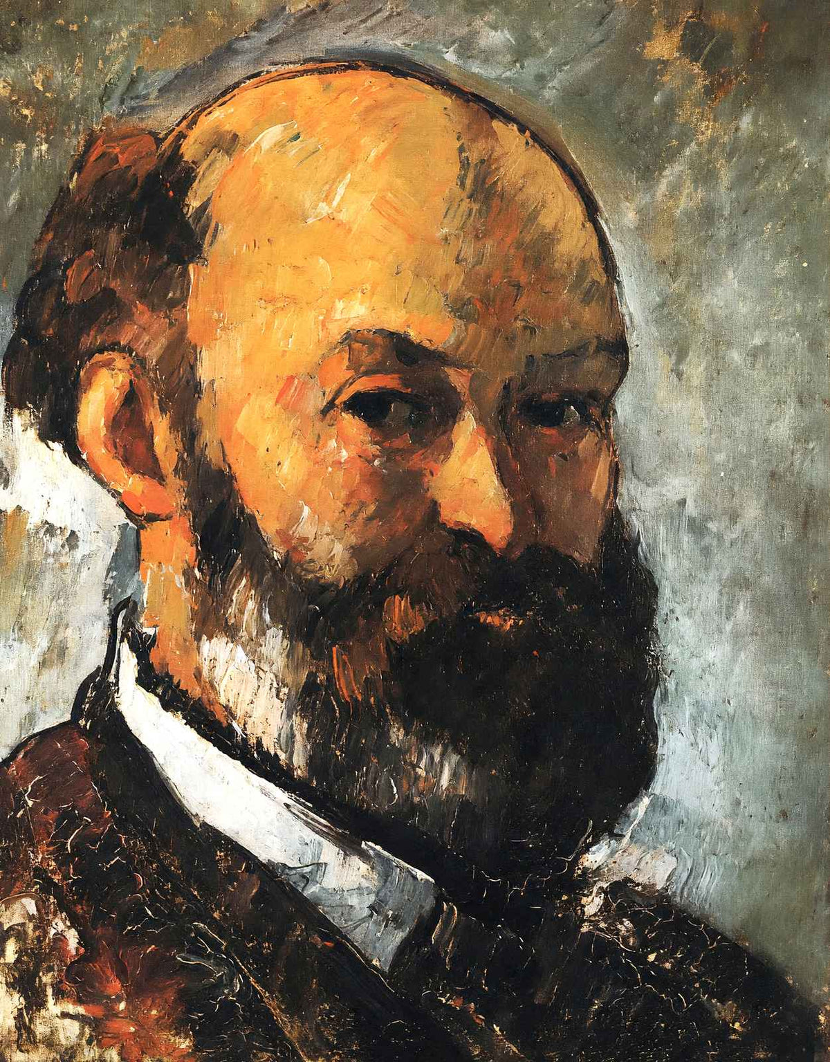 Self-Portrait 1880 Painting by Paul Cezanne Art Print (6 Sizes) - Premium Print