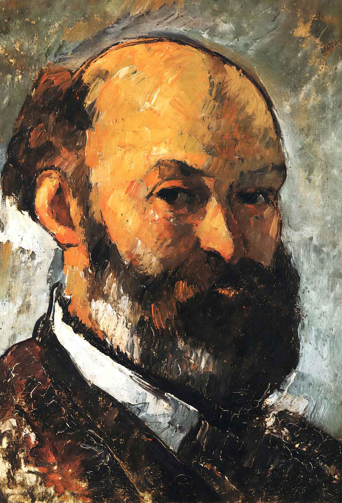 Self-Portrait 1880 Painting by Paul Cezanne Art Print (6 Sizes) - Premium Print