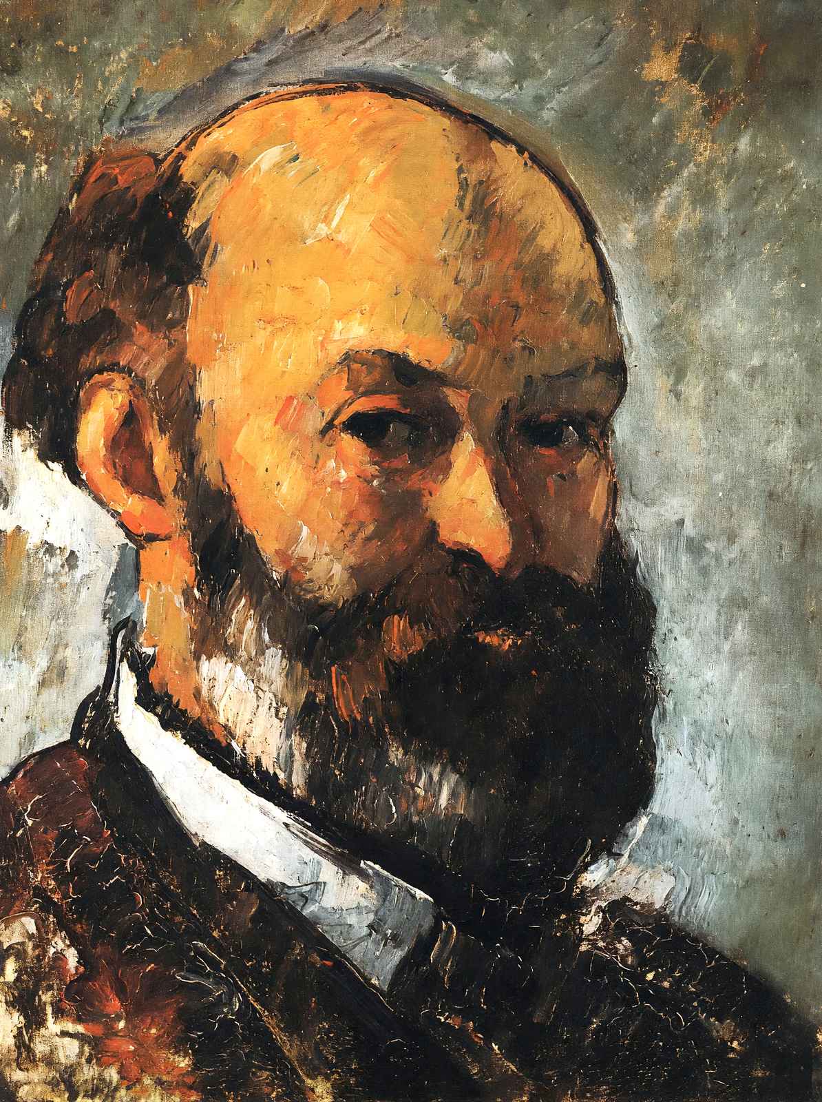 Self-Portrait 1880 Painting by Paul Cezanne Art Print (6 Sizes) - Premium Print