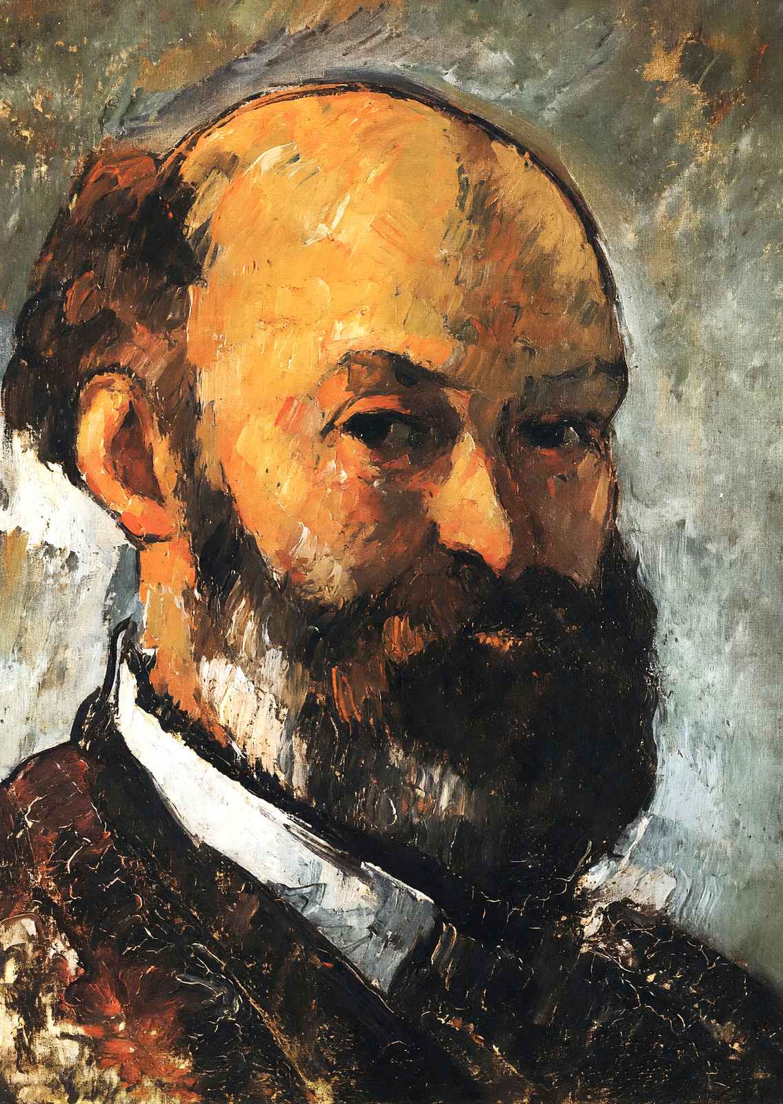 Self-Portrait 1880 Painting by Paul Cezanne Art Print (6 Sizes) - Premium Print