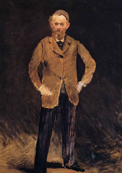 Self-Portrait with Skull-Cap Art Print 1878 Painting by Edouard Manet (6 Sizes)