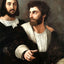 Self Portrait with a Friend Art Print 1518 Painting by Raphael (6 Sizes)
