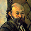 Self-Portrait in Front of Olive Wallpaper 1881 by Cezanne Art Print (6 Sizes)