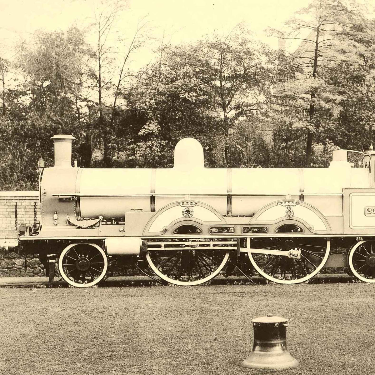 Queen Empress Compound Engine at Chicago Exhibition in 1893 Vintage Photo