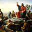 Sermon on the Mount art print by Carl Bloch
