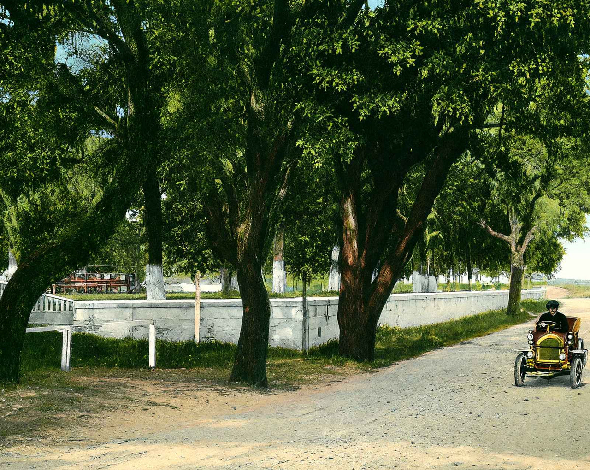 Shell Road at Frascati in Mobile in 1906 vintage print