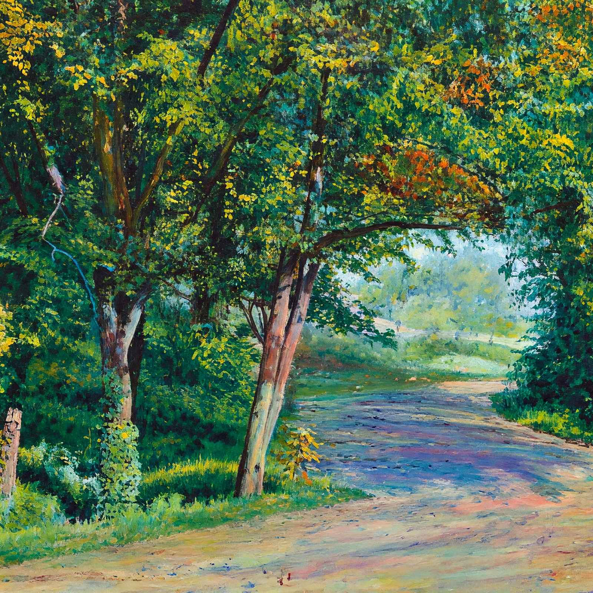 Sherwood Avenue Cherokee Park Louisville in 1907 Art Print (7 Sizes)