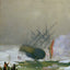 Ship in the Arctic Ocean painting print by Caspar David Friedrich (1798)