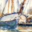 Shipping, Majorca 1908 Painting by John Singer Sargent Art Print (6 Sizes)