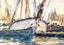 Shipping, Majorca 1908 Painting by John Singer Sargent Art Print (6 Sizes)
