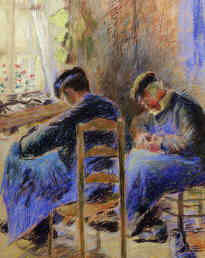 Shoemakers painting by Camille Pissarro (1878)