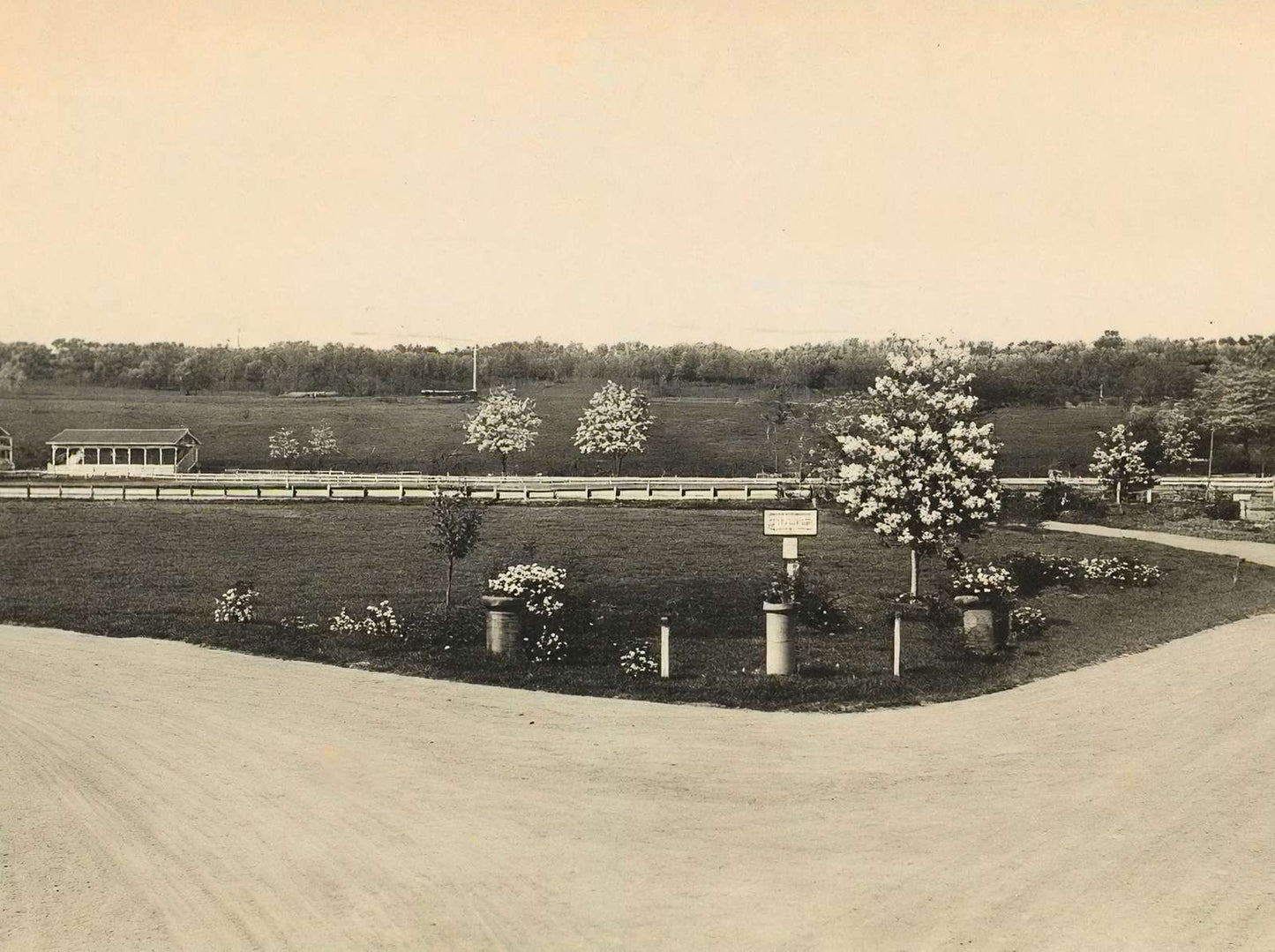 Sibley Park and Race Track Mankato MN in 1907 Vintage Print (7 Sizes)