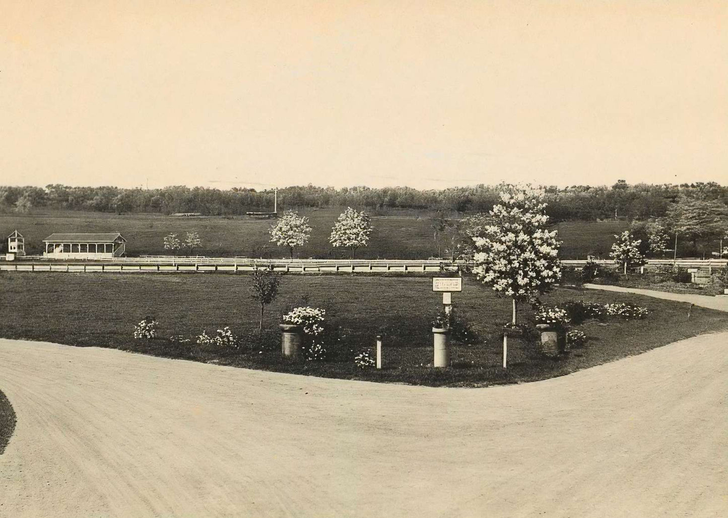 Sibley Park and Race Track Mankato MN in 1907 Vintage Print (7 Sizes)