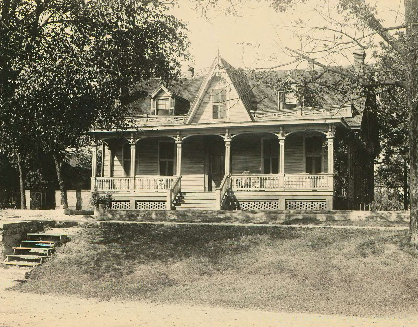 Sidney Lanier's Home Macon GA in 1904 Vintage Print (7 Sizes) - High Quality