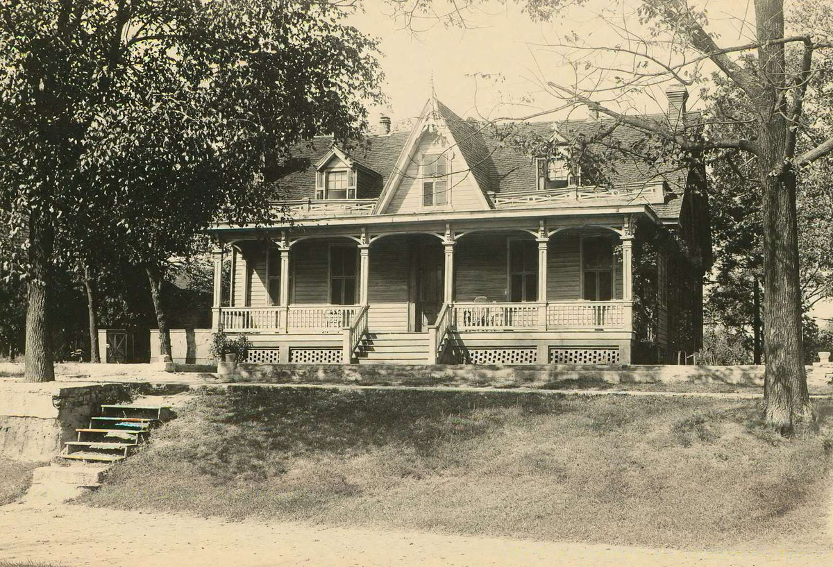 Sidney Lanier's Home Macon GA in 1904 Vintage Print (7 Sizes) - High Quality