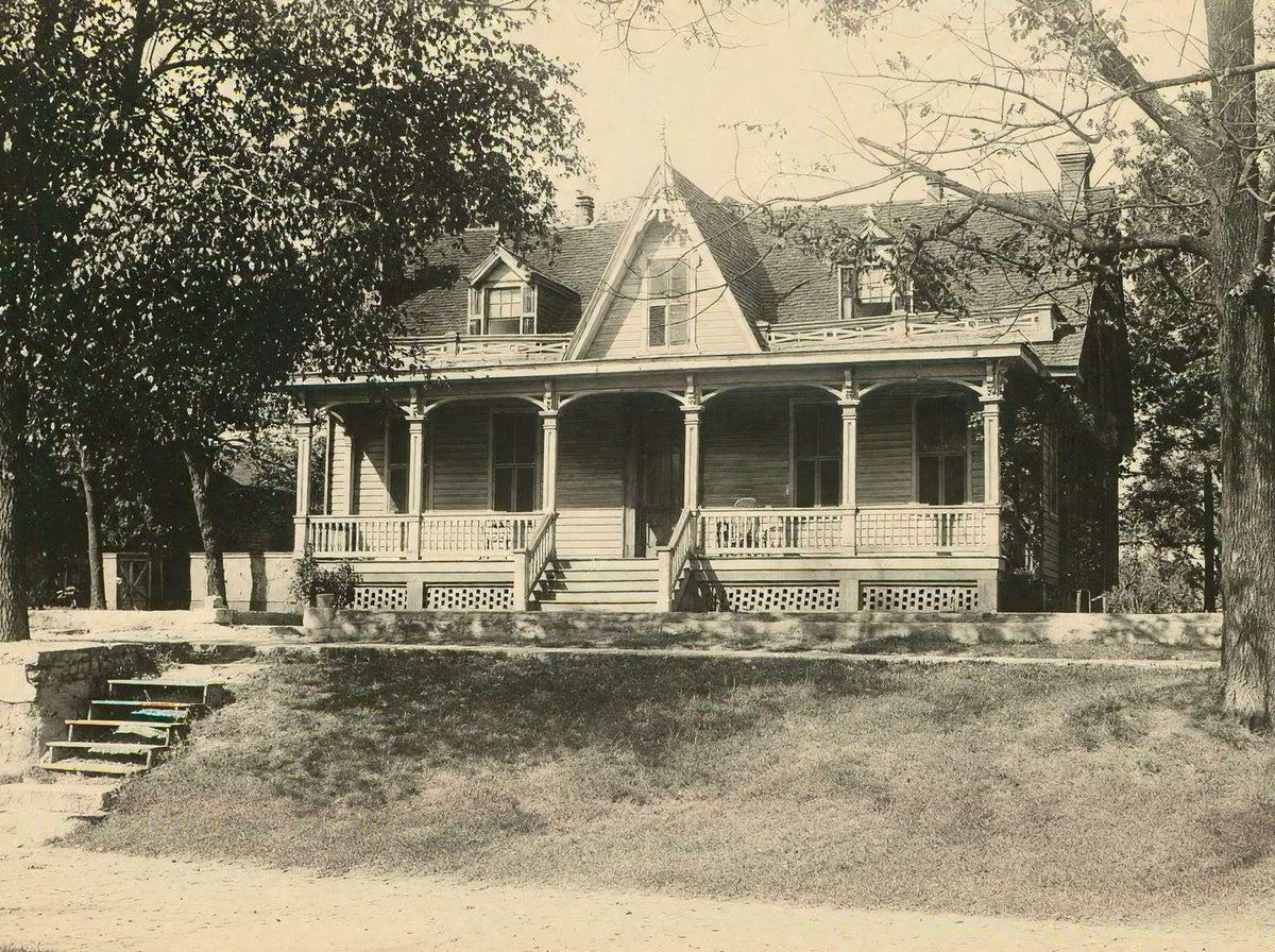 Sidney Lanier's Home Macon GA in 1904 Vintage Print (7 Sizes) - High Quality