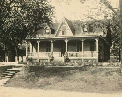 Sidney Lanier's Home in Macon in 1904 vintage photo print