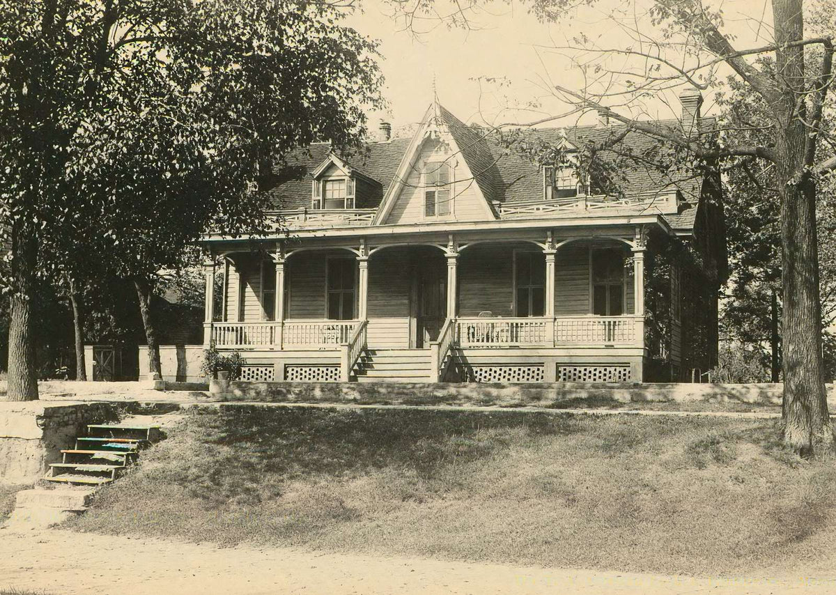 Sidney Lanier's Home Macon GA in 1904 Vintage Print (7 Sizes) - High Quality
