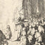 Simeon`s Hymn of Praise Art Print 1630 Painting by Rembrandt (6 Sizes)