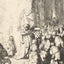 Simeon`s Hymn of Praise Art Print 1630 Painting by Rembrandt (6 Sizes)